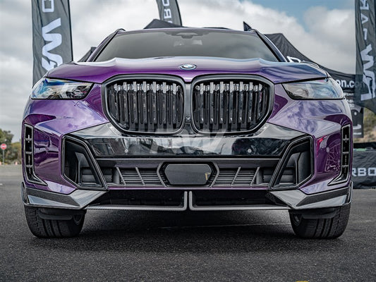 RW Carbon BMW G05 X5 LCI OEM Style CF Center Bumper Trim-Exterior-Silicon Valley Bimmer