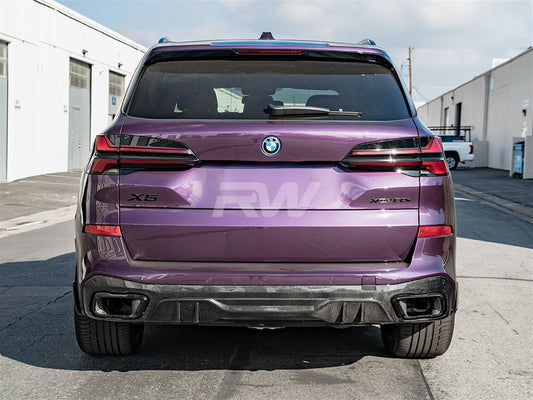 RW Carbon BMW G05 X5 RWS Carbon Fiber Rear Diffuser-Exterior-Silicon Valley Bimmer