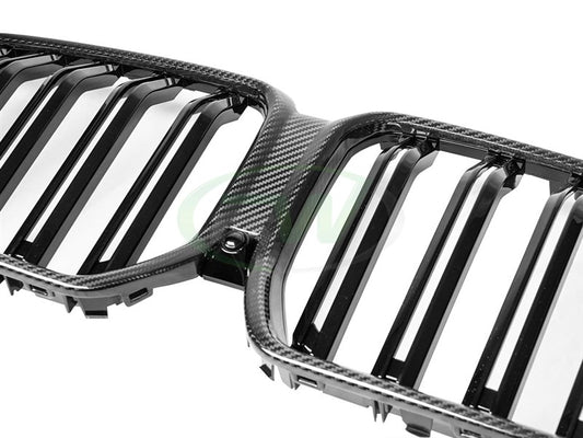 RW Carbon BMW G06 X6 F96 X6M CF Grille Replacement-Exterior-Silicon Valley Bimmer