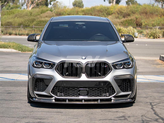 RW Carbon BMW G06 X6 F96 X6M CF Grille Surrounds-Exterior-Silicon Valley Bimmer
