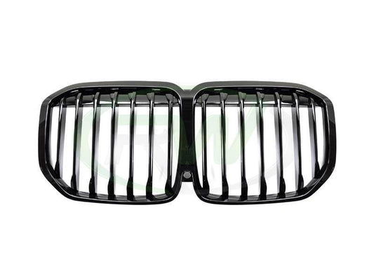 RW Carbon BMW G07 X7 Gloss Black Grilles-Exterior-Silicon Valley Bimmer