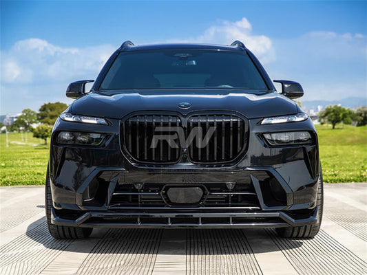 RW Carbon BMW G07 X7 LCI Glazing Black Front Grilles-Exterior-Silicon Valley Bimmer