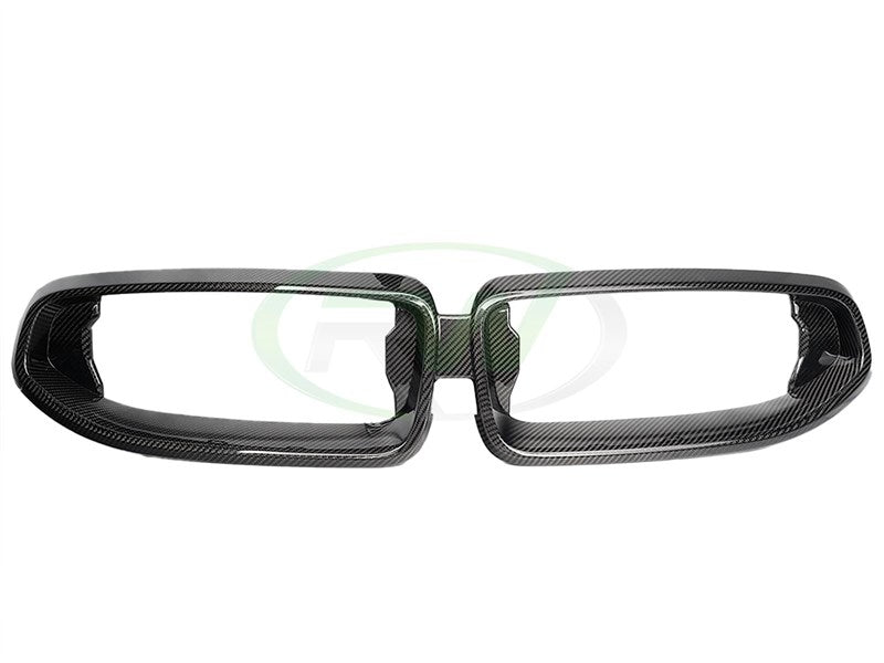 RW Carbon BMW G42 2-Series Carbon Fiber Grille Surrounds-Exterior-Silicon Valley Bimmer