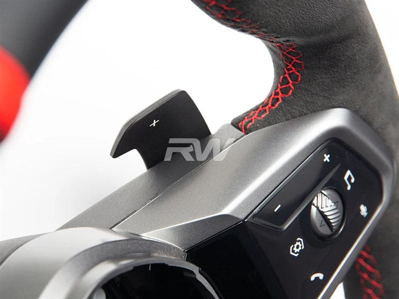 RW Carbon BMW G60 5-Series Alcantara Steering Wheel-Interior-Silicon Valley Bimmer