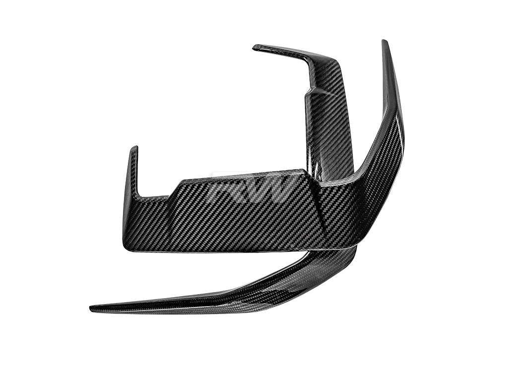 RW Carbon BMW G60 5-Series Carbon Fiber Front Side Vent Trims-Exterior-Silicon Valley Bimmer