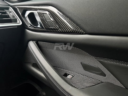 BMW G82 G83 M4 Carbon Fiber Door Handle Trims