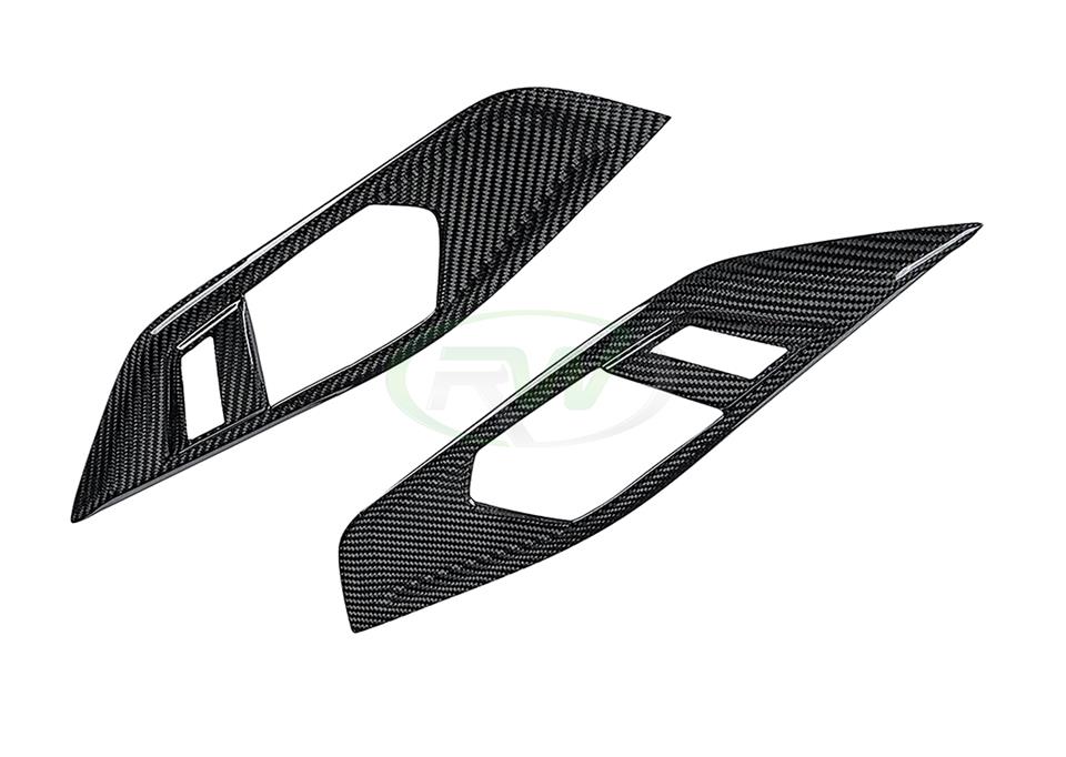 BMW G82 G83 M4 Carbon Fiber Door Handle Trims