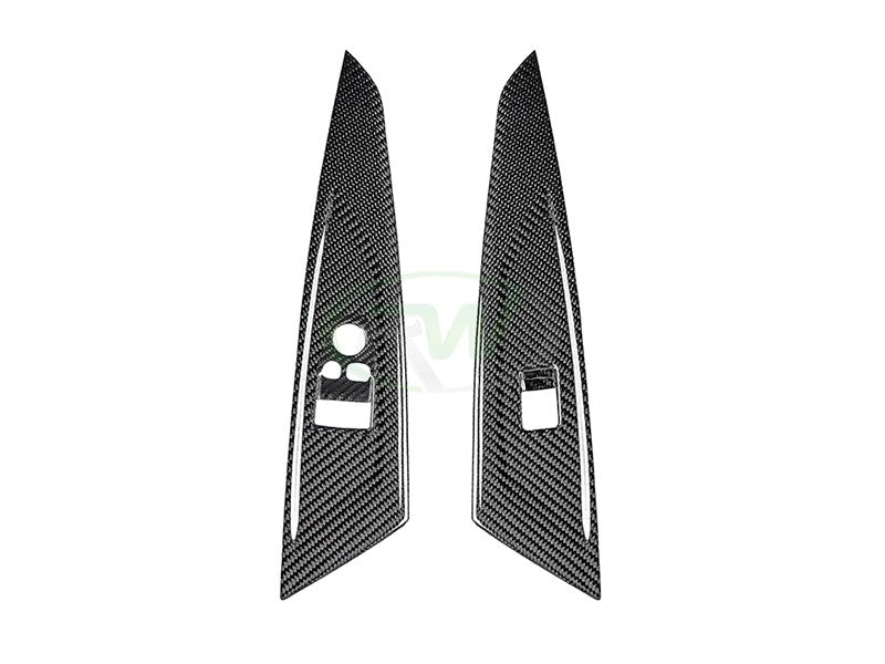 RW Carbon BMW G82 M4 Carbon Fiber Window Switch Panels-Interior-Silicon Valley Bimmer