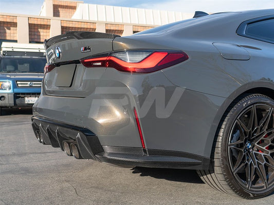 BMW G82/G83 M4 OEM Style Carbon Fiber Diffuser Sides