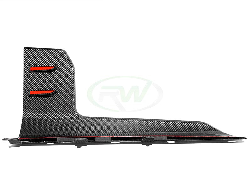 RW Carbon BMW G87 M2 Performance Style CF Side Winglets-Exterior-Silicon Valley Bimmer