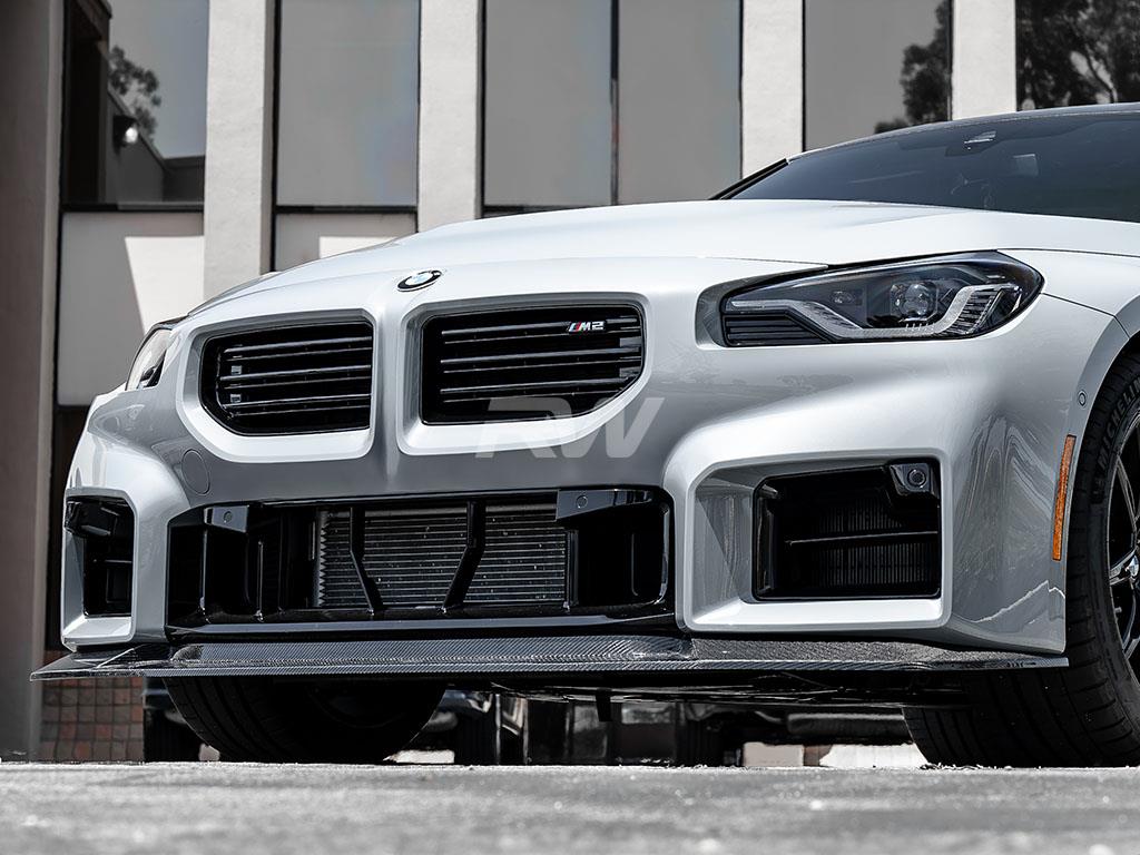 RW Carbon BMW G87 M2 Suvneer Carbon Fiber Front Lip-Exterior-Silicon Valley Bimmer