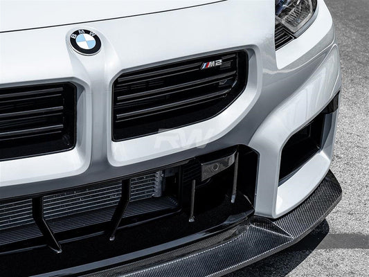 RW Carbon BMW G87 M2 Suvneer Carbon Fiber Front Lip-Exterior-Silicon Valley Bimmer