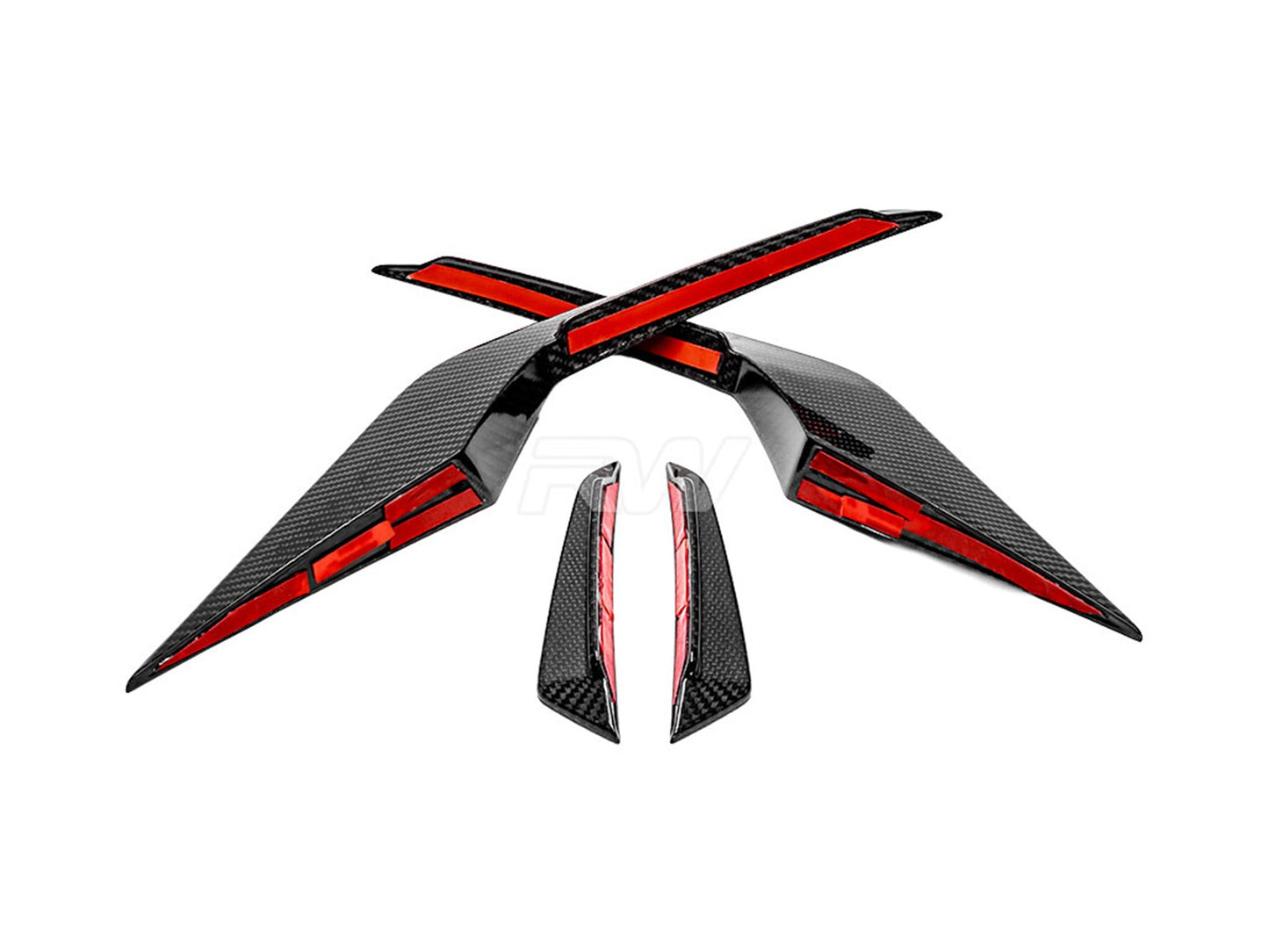 RW Carbon BMW G90/G99 M5 Carbon Fiber Canards-Exterior-Silicon Valley Bimmer