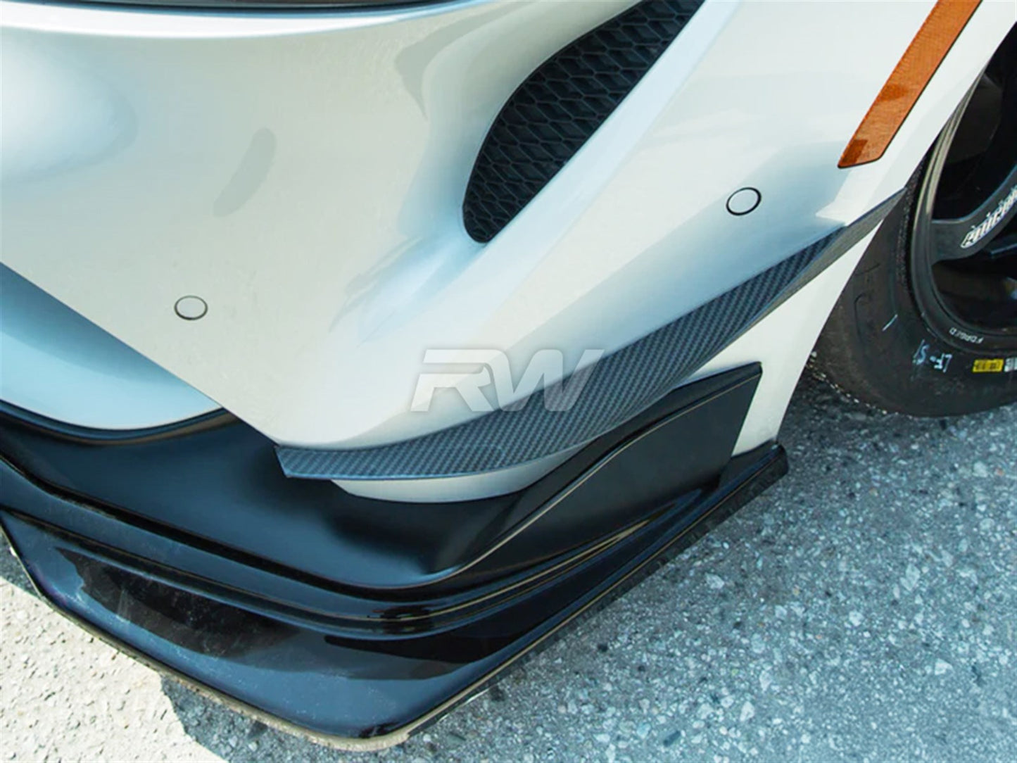 RW Carbon Toyota Supra A90 Carbon Fiber Canards-Exterior-Silicon Valley Bimmer