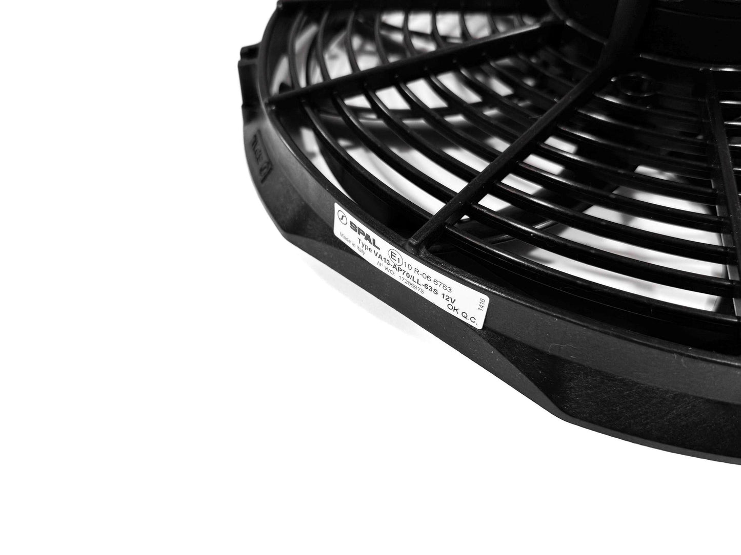SPAL 13" Auxiliary Pusher Fan (curved blade)-Air Conditioning-Silicon Valley Bimmer