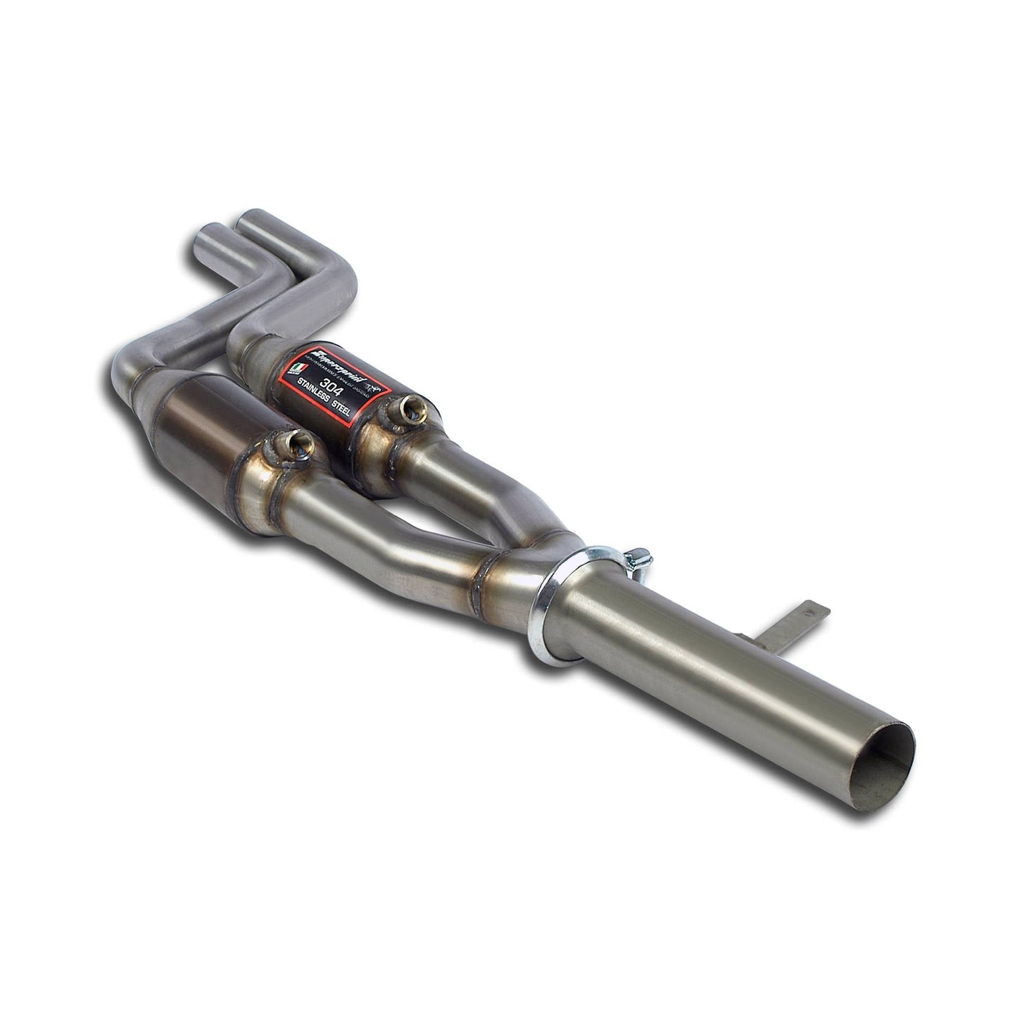 Supersprint 5 Series (E39) Front Exhaust With Metallic Catalytic Converter Right + Left-Exhaust-Silicon Valley Bimmer