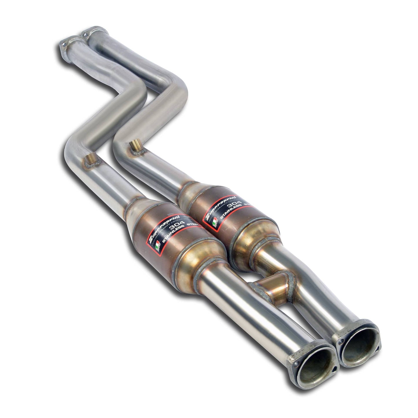 Supersprint BMW 3 Series E36 Front Exhaust "H-Pipe" With Metallic Catalytic Converter Right + Left-Exhaust-Silicon Valley Bimmer