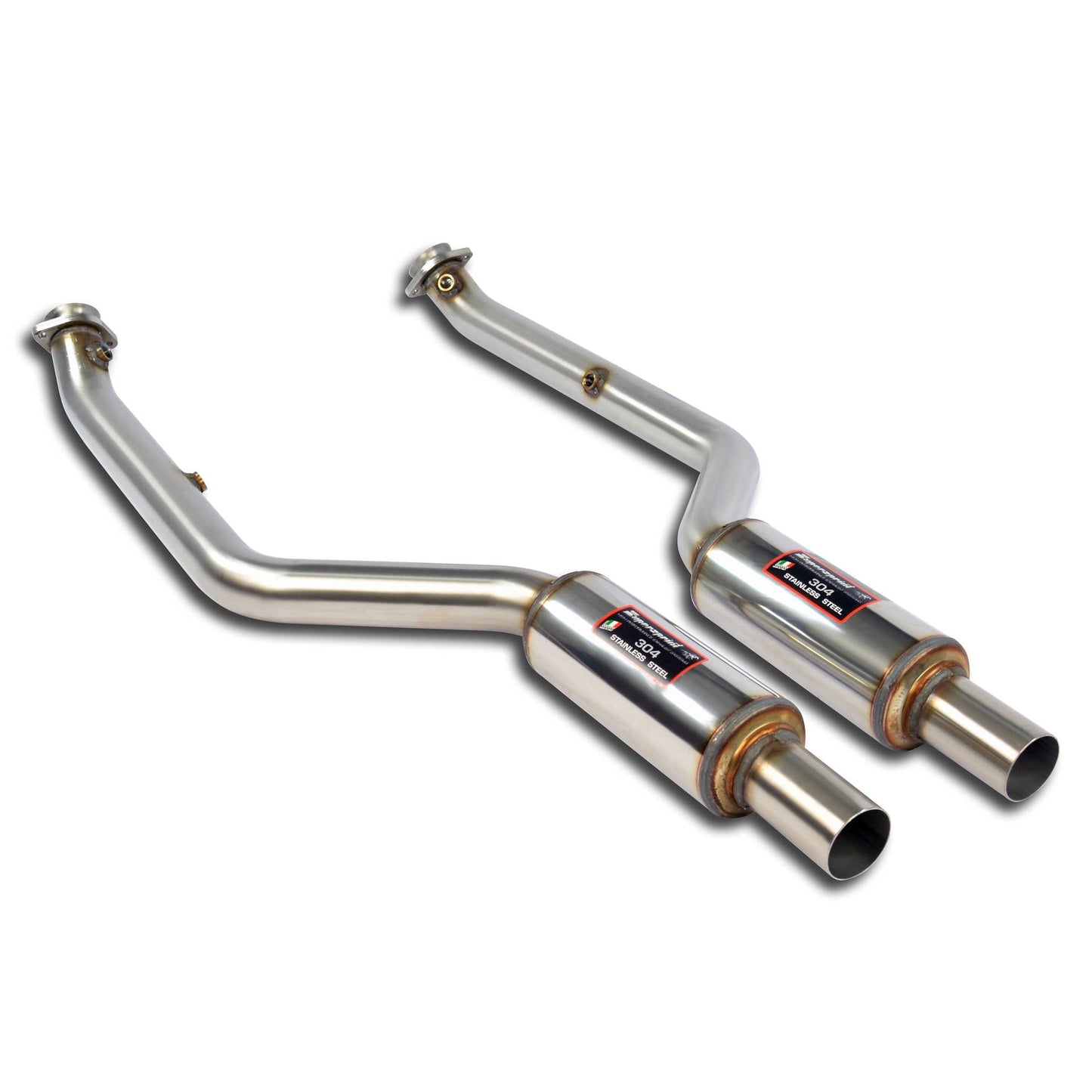 Supersprint BMW E9X M3 Front Pipe Kit - Resonated-Exhaust-Silicon Valley Bimmer