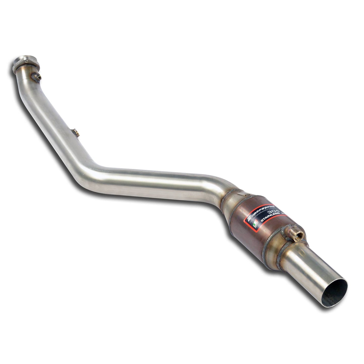 Supersprint BMW E9X M3 Front Pipe Left With Metallic Catalytic Converter-Exhaust-Silicon Valley Bimmer