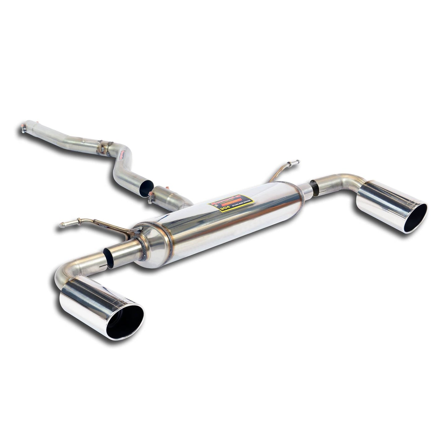 Supersprint BMW F20 / F21 -> 2015 Connecting Pipe + Rear Exhaust Right O100 - Left O100-Exhaust-Silicon Valley Bimmer