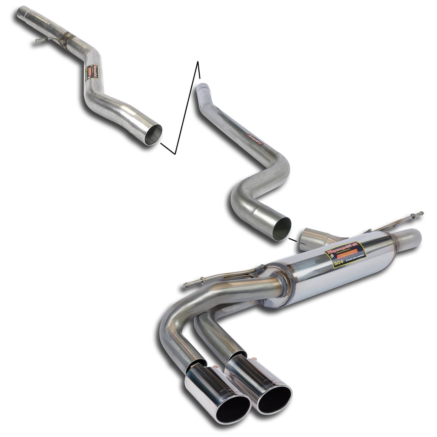 Supersprint BMW F20 / F21 -> 2015 Sport&Sound Pack (Manual Gearbox)-Exhaust-Silicon Valley Bimmer