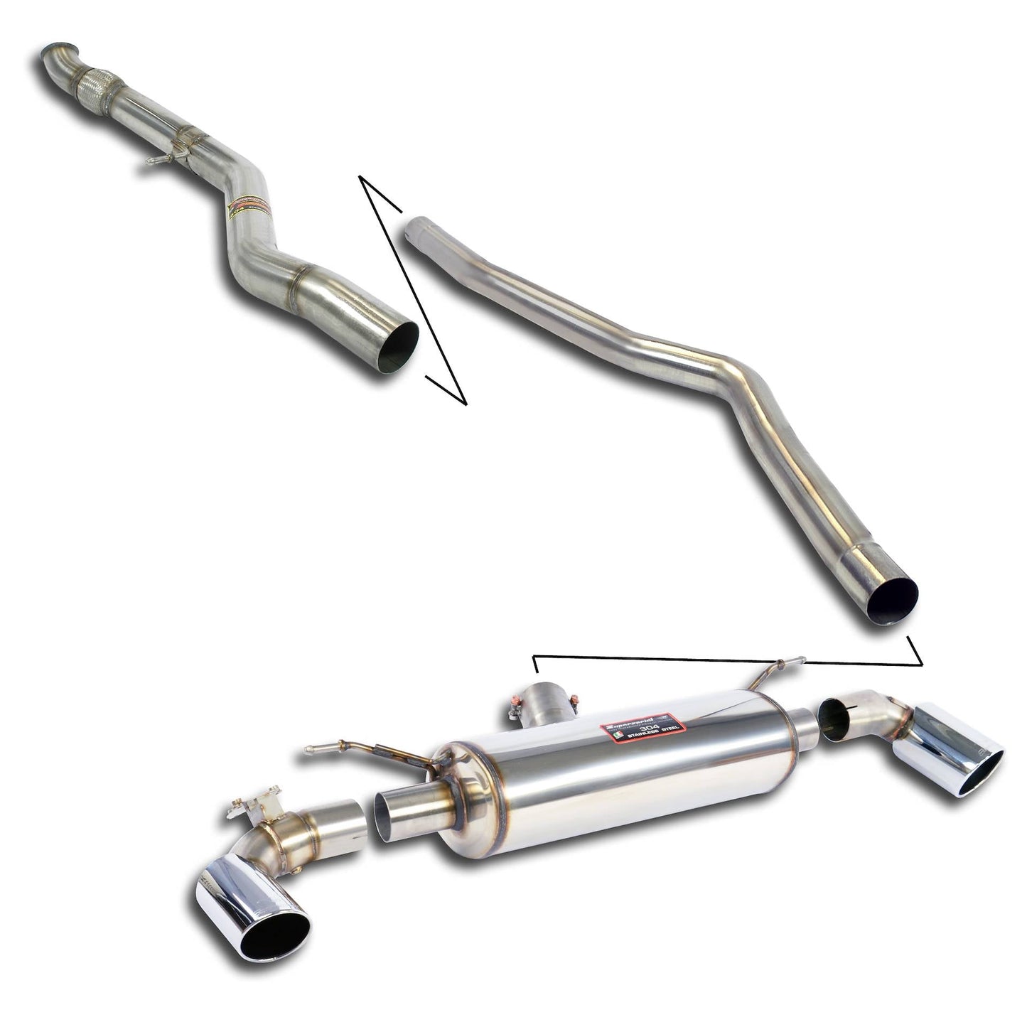 Supersprint BMW F20 / F21 -> 2015 Sport&Sound Pack With Valve-Exhaust-Silicon Valley Bimmer