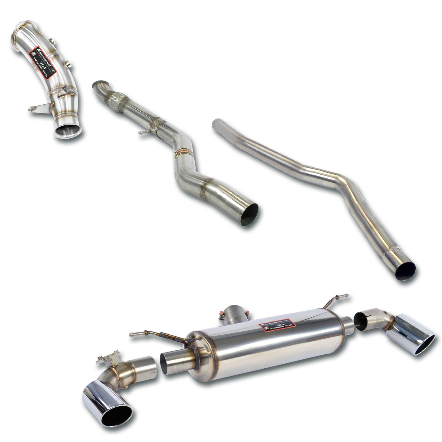 Supersprint BMW F20 / F21 -> 2015 Track Performance Pack With Valve (Models From 07/2013)-Exhaust-Silicon Valley Bimmer