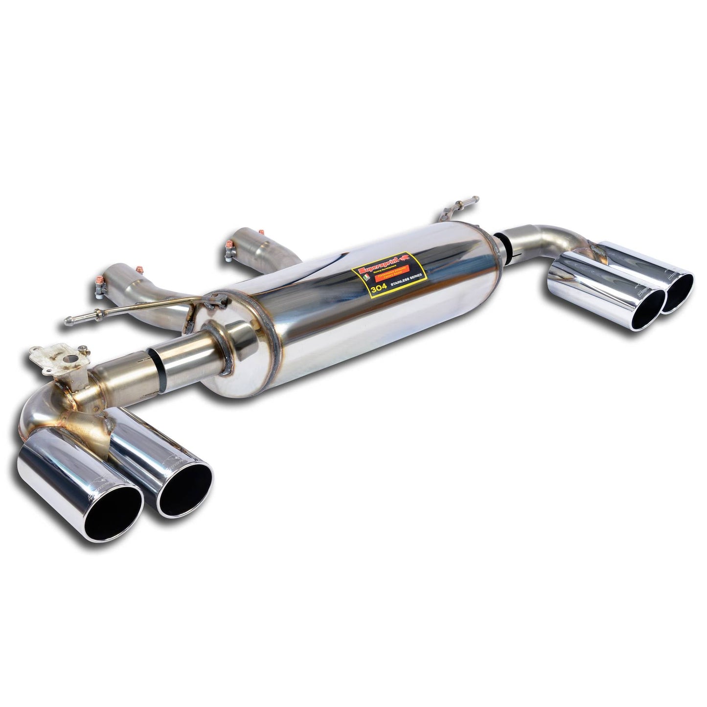 Supersprint BMW F30 / F31 2012 -> 2015 Rear Exhaust Right Oo80 - Left Oo80 With Valve-Exhaust-Silicon Valley Bimmer