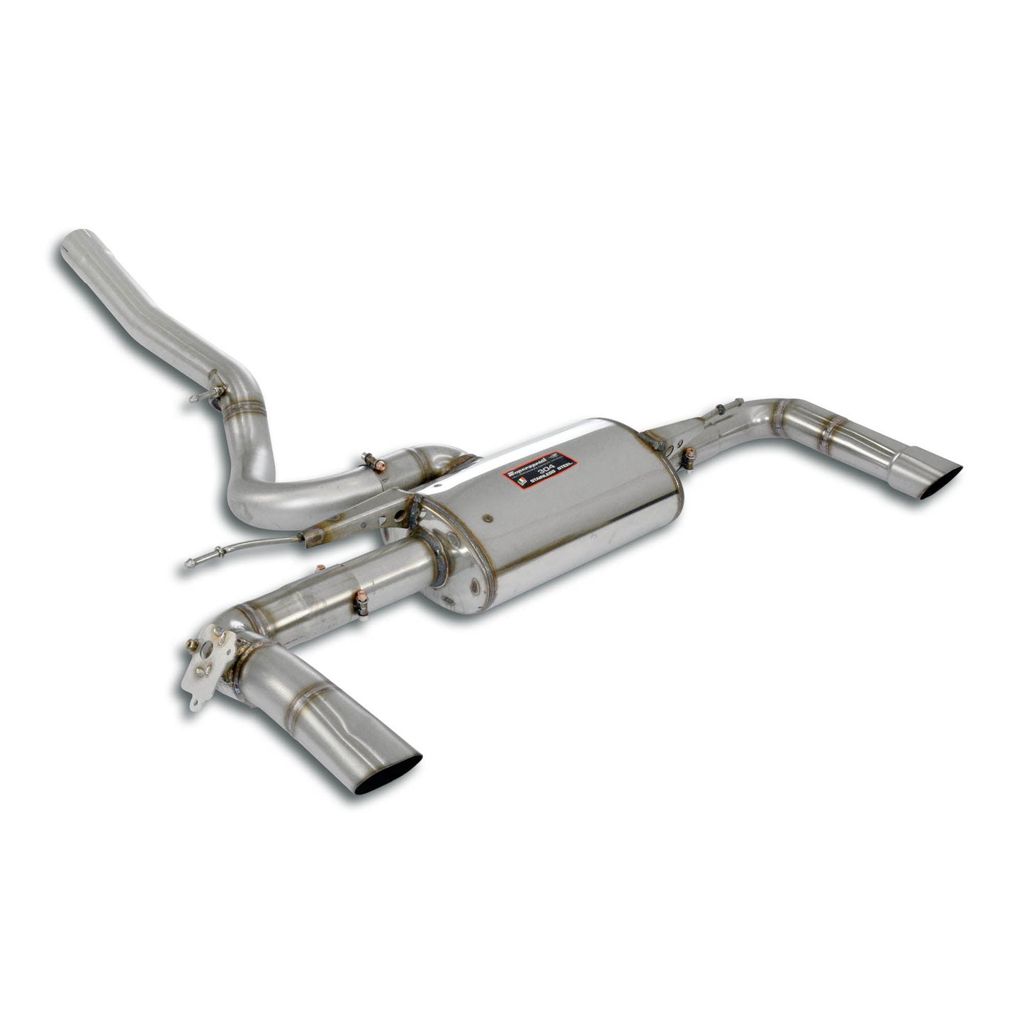 Supersprint BMW F44 2 Series Gran Coupè Rear Exhaust Right - Left With Valve-Exhaust-Silicon Valley Bimmer