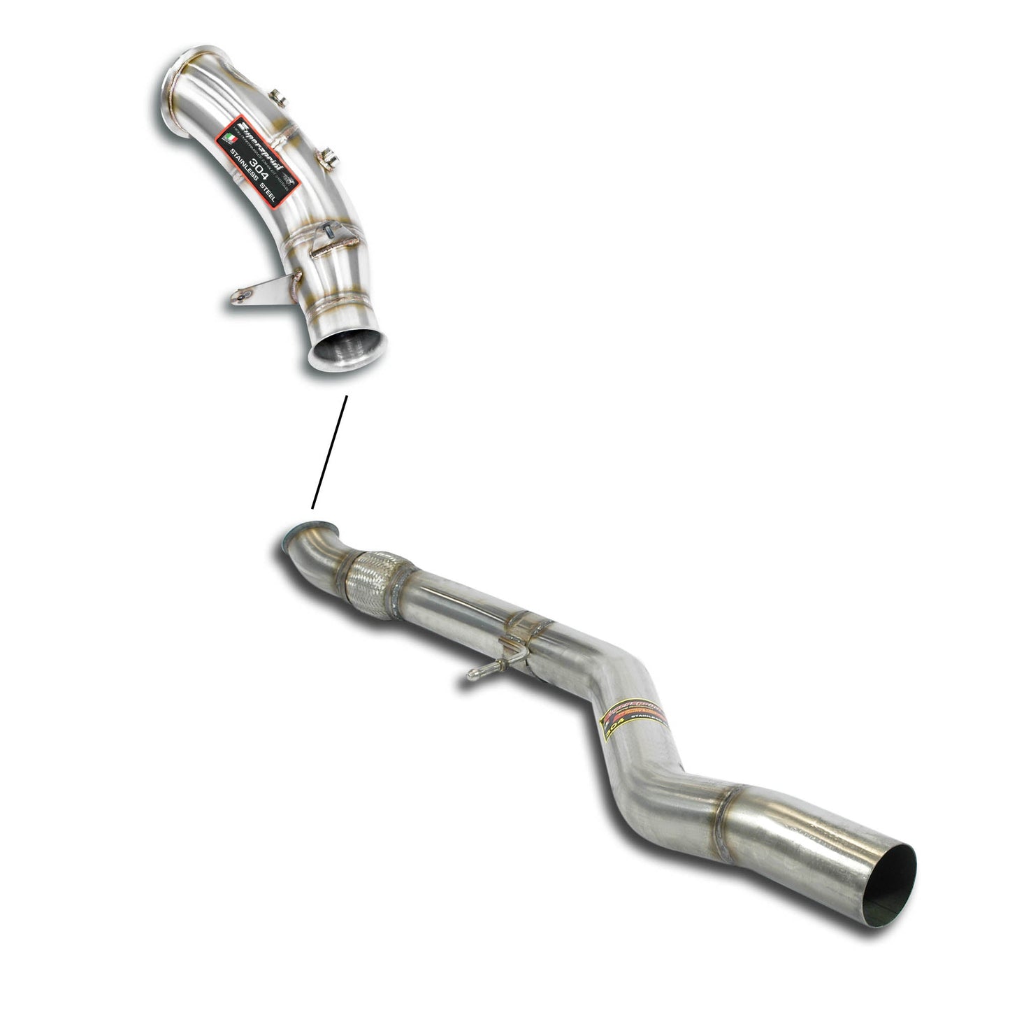 Supersprint BMW F87 M2 (N55) Track Performance Pack For Oem Cat-Back / M Performance Kit-Exhaust-Silicon Valley Bimmer