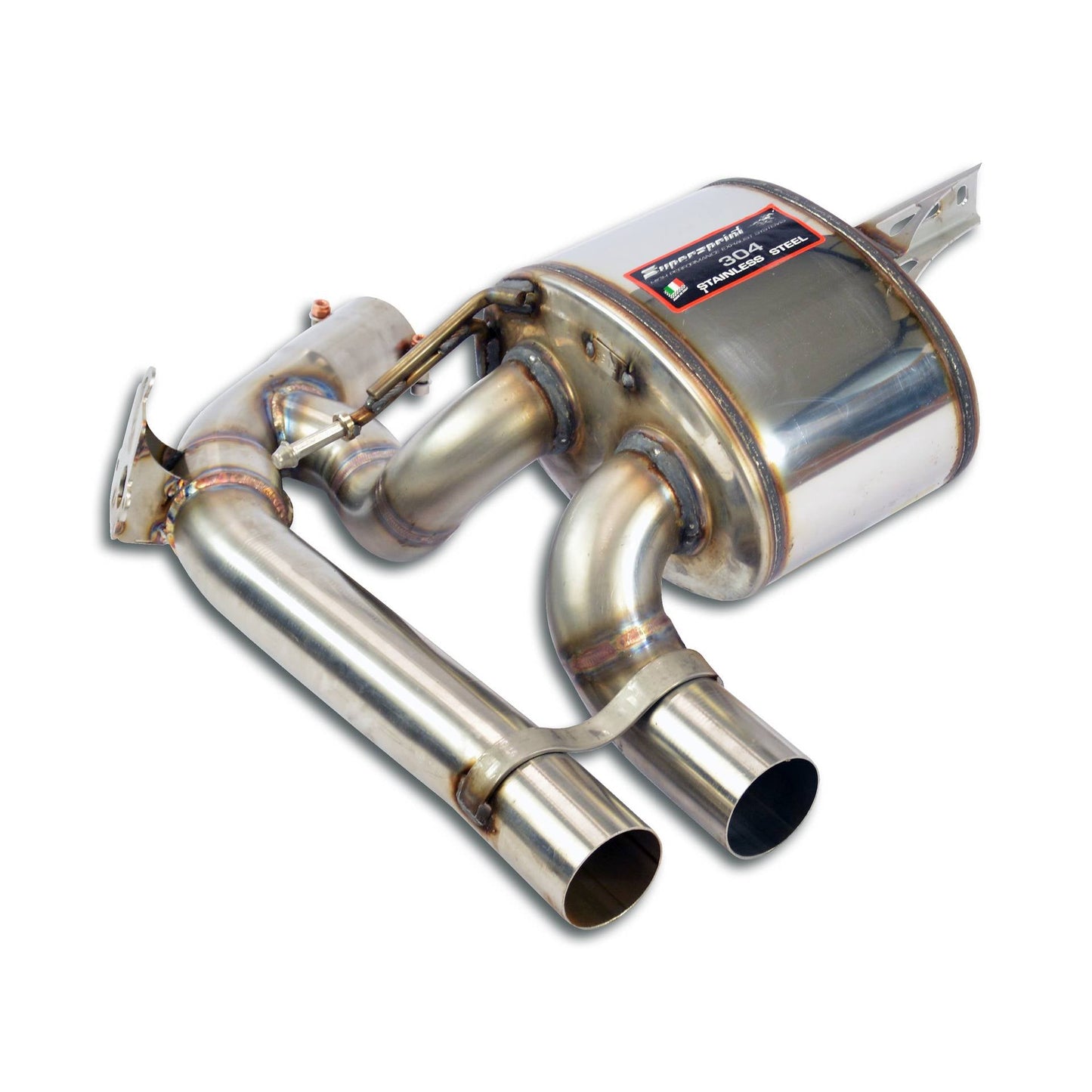 Supersprint BMW F87 M2C Dual Sound Rear Muffler Left With Flap-Exhaust-Silicon Valley Bimmer