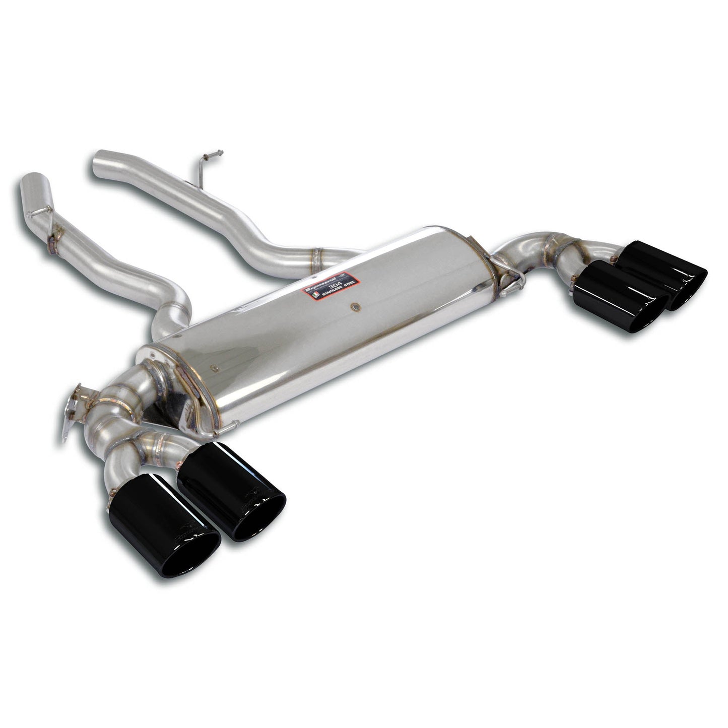 Supersprint BMW G01 X3 Rear Exhaust "Gun Metal Grey" Right Oo100 - Left Oo100 With Valve-Exhaust-Silicon Valley Bimmer