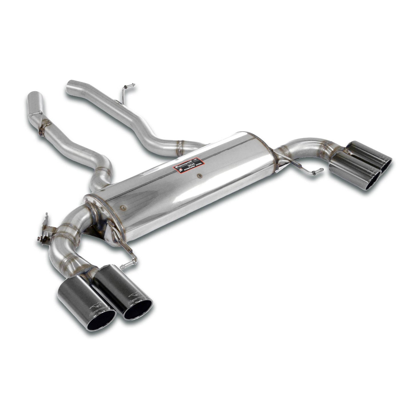 Supersprint BMW G05 X5 Rear Exhaust Right "Gun Metal Grey" Oo90 - Left Oo90 With Valve-Exhaust-Silicon Valley Bimmer
