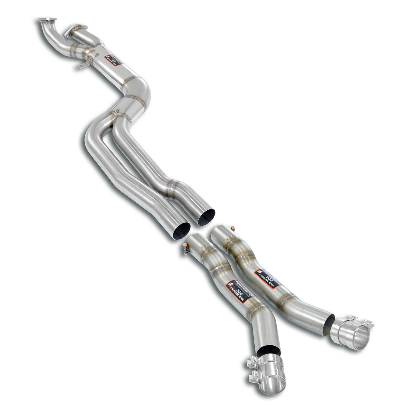 Supersprint BMW G87 M2 J-Pipe Race Package Accepts the Std - Oem muffler-Exhaust-Silicon Valley Bimmer