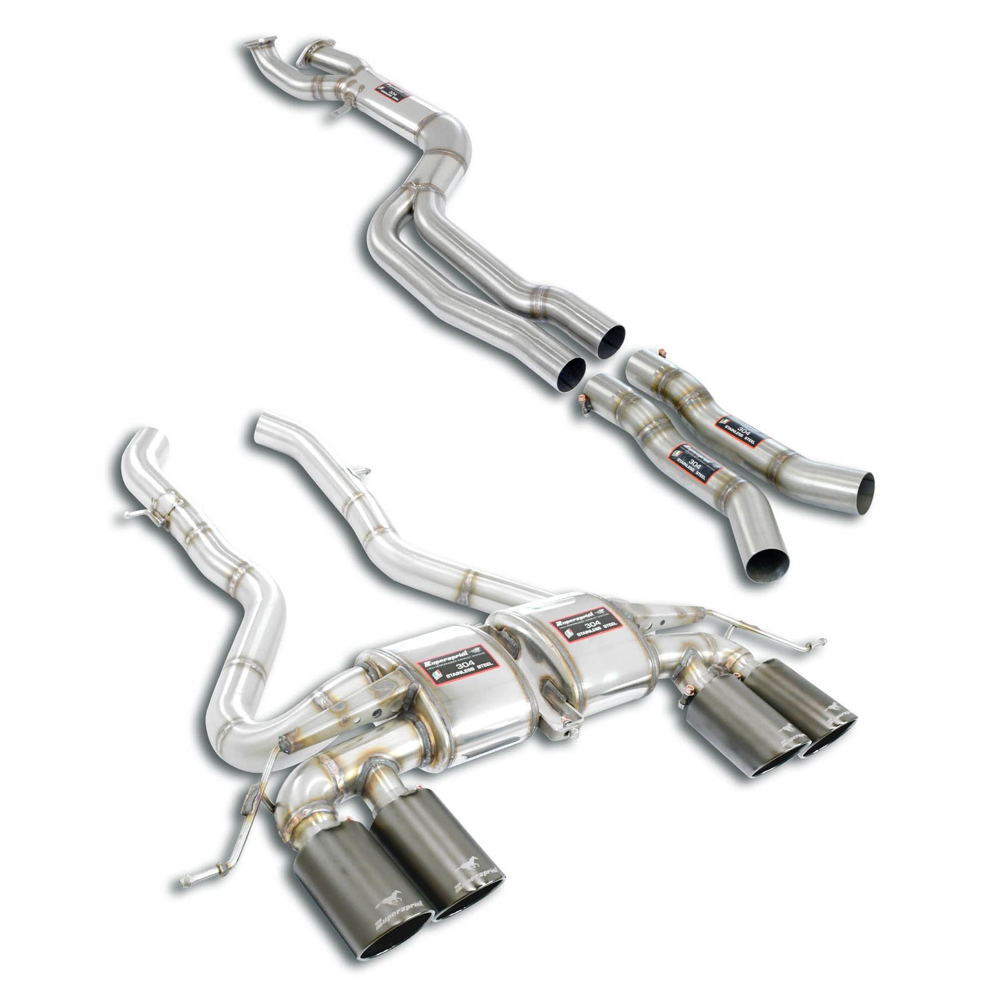 Supersprint BMW G87 M2 J-Pipe Race Package - complete-Exhaust-Silicon Valley Bimmer