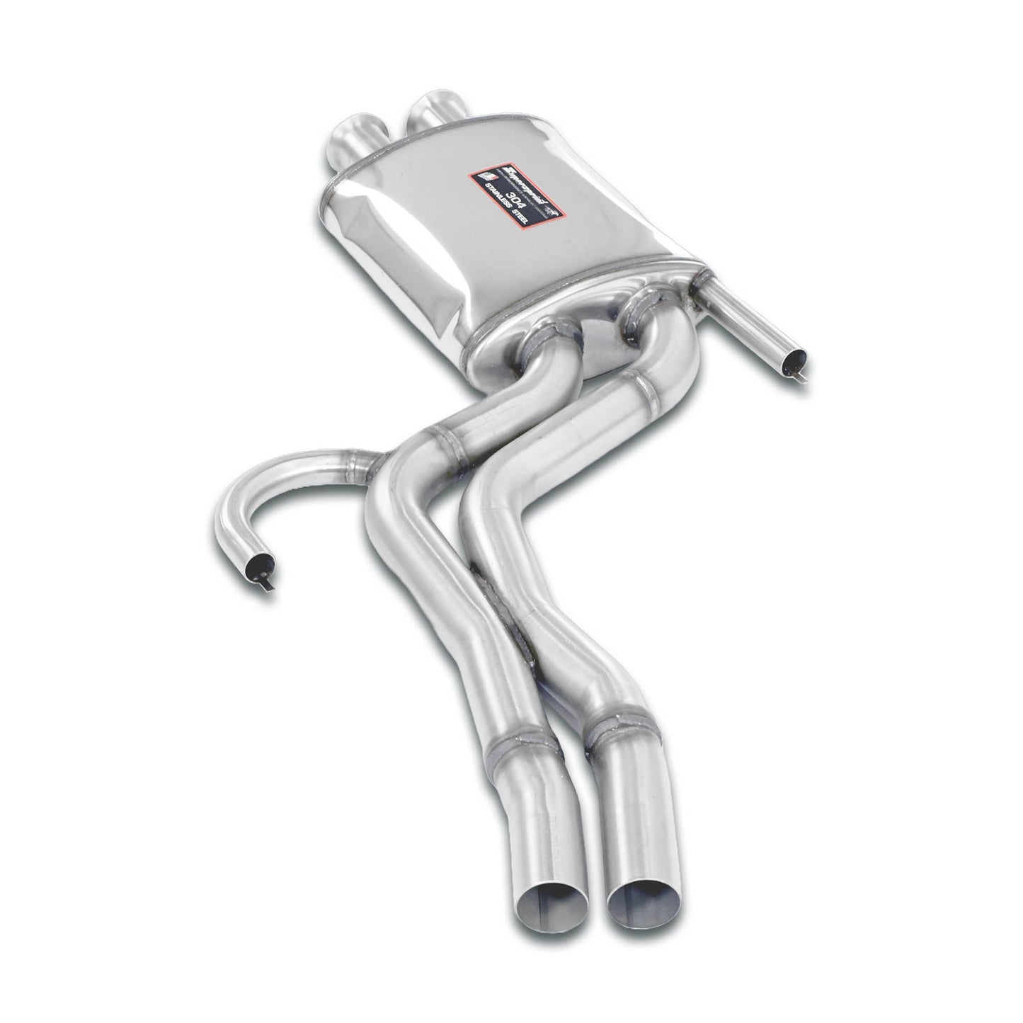 Supersprint E32 740i E34 530i / 540i Stainless Center Pipe - Resonated-Exhaust-Silicon Valley Bimmer