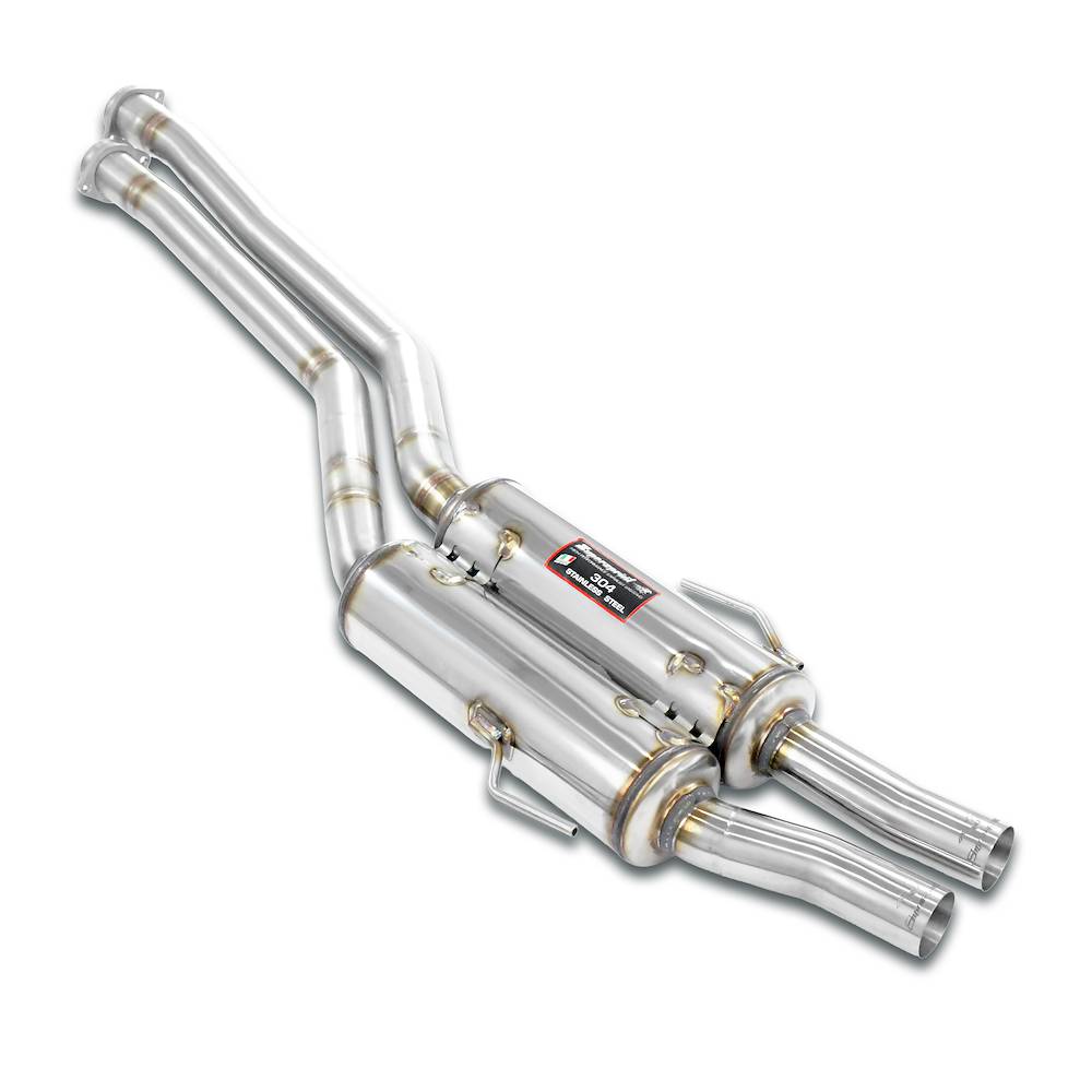 Supersprint E36 M3 Stainless Rear Exhaust - Race Lightweight-Exhaust-Silicon Valley Bimmer