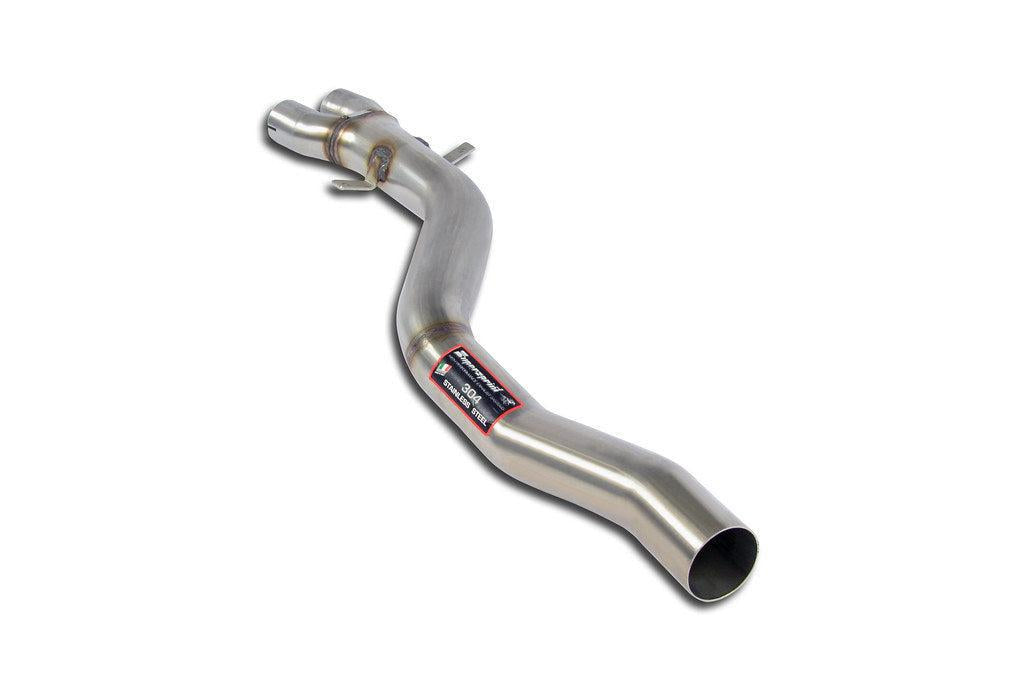 Supersprint E85 / E86 Z4 Stainless Center X-Pipe - Non-Resonated-Exhaust-Silicon Valley Bimmer