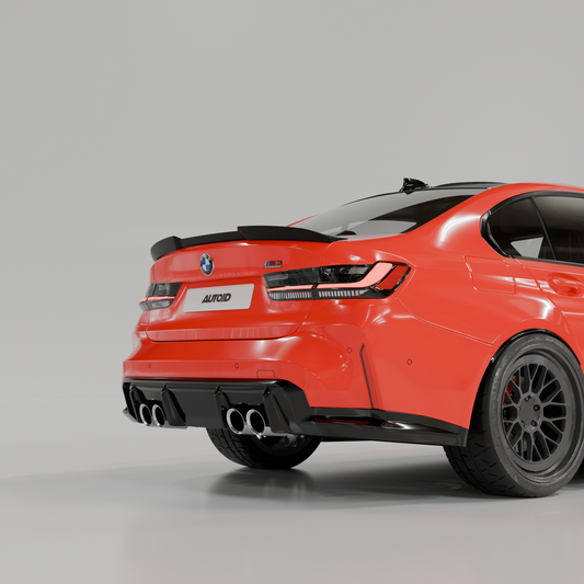 TRE G80 M3 Carbon Fiber PR-1 Rear Trunk Spoiler-Exterior-Silicon Valley Bimmer