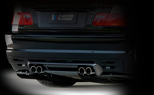 Varis Carbon Rear Under Skirt w/ Slit Ducts for BMW E46 M3-Exterior-Silicon Valley Bimmer