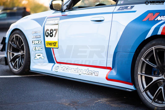 Verus Engineering G87 M2 Carbon Polyweave Side Splitter Kit-Exterior-Silicon Valley Bimmer