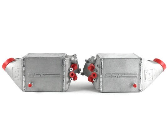 CSF BMW F10 M5 / F1X M6 High-Performance Twin Charge-Air Cooler Set (Raw Aluminum Finish)