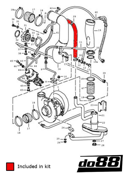 do88 Porsche 930 Turbo Oil hoses-Performance-Silicon Valley Bimmer