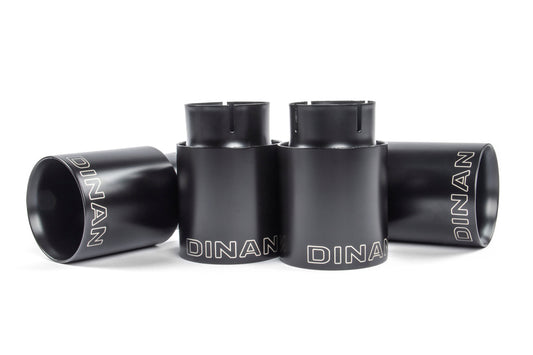 Dinan BMW B58 Performance Valved Axle-Back Exhaust - Black Tips