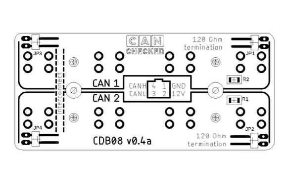 CANchecked CBD08 CAN Bus Distribution