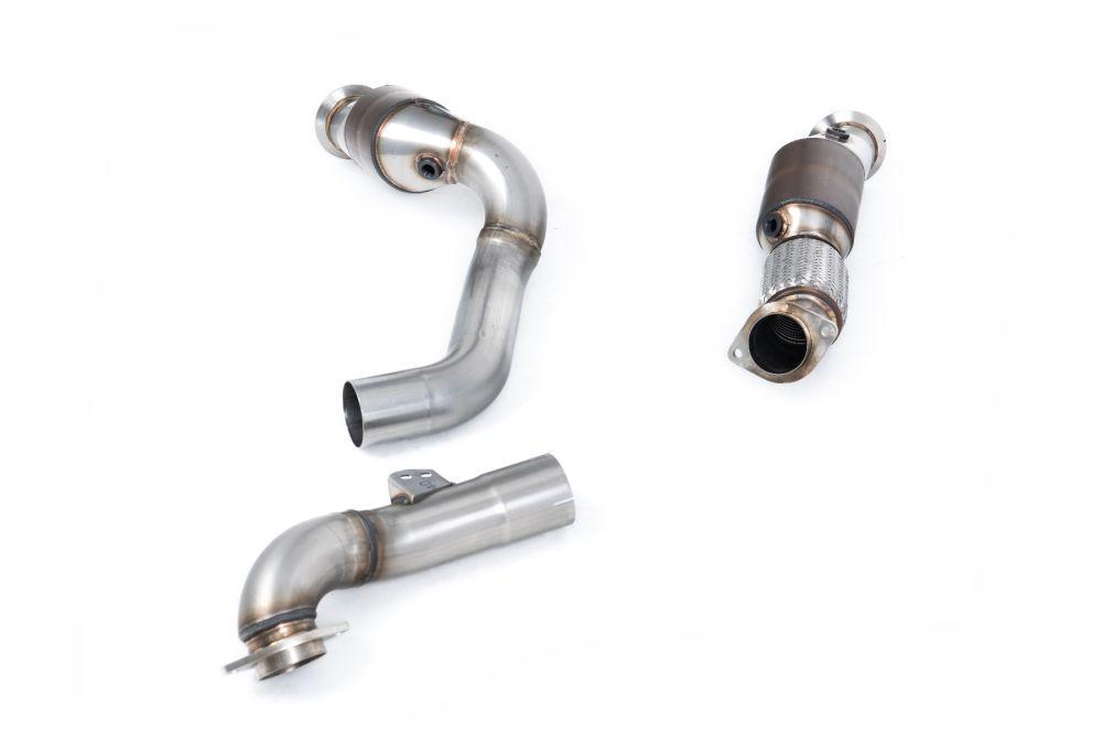 Milltek Large Bore Downpipe and Hi-Flow Sports Catalyst for BMW G87 M2 / G80 M3 / G82 M4 2021+-Exhaust Systems-Silicon Valley Bimmer