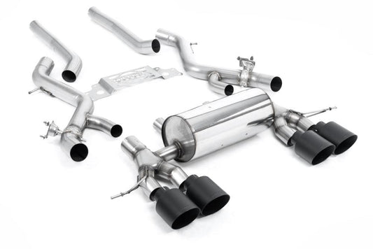 Milltek Non-Resonated Secondary Cat-Back Exhaust System with GT-115 Tips for BMW G87 M2 Coupe 2023+-Exhaust-Silicon Valley Bimmer