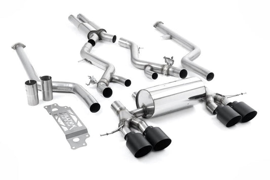Milltek Resonated Cat-Back Systems (Removes Secondary Cats) with GT-115 Tips for BMW G87 M2 Coupe 2023+-Exhaust-Silicon Valley Bimmer