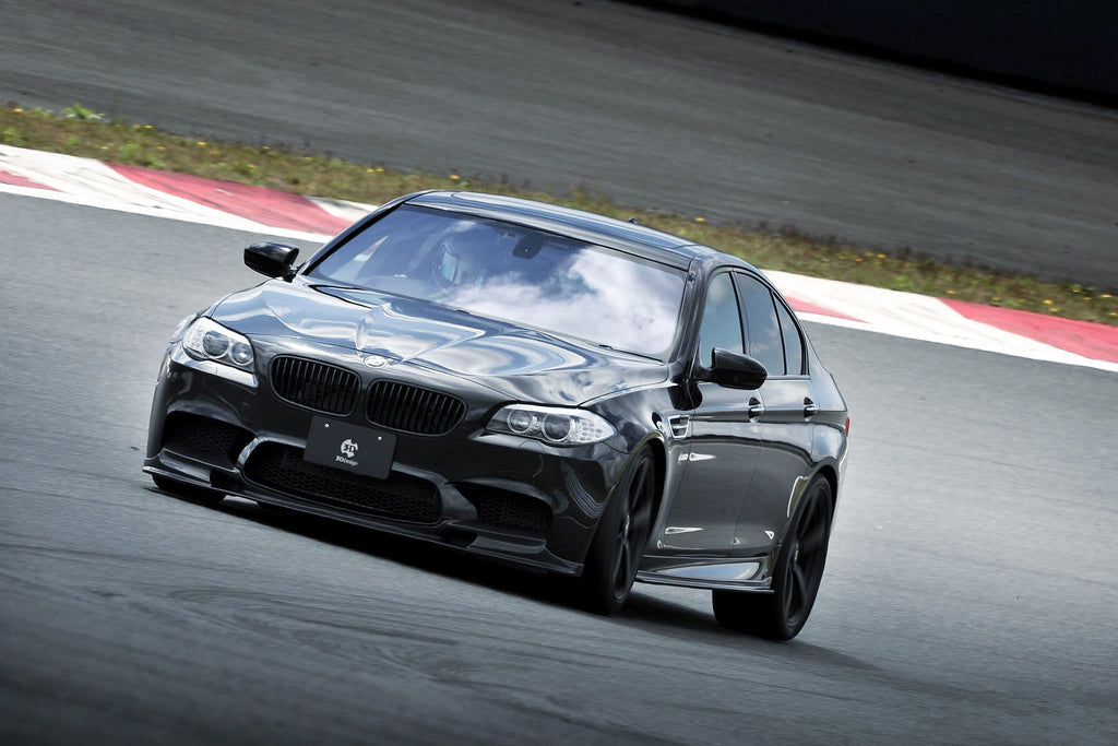3D Design F10 M5 Carbon Front Lip + Lower Splitter Set