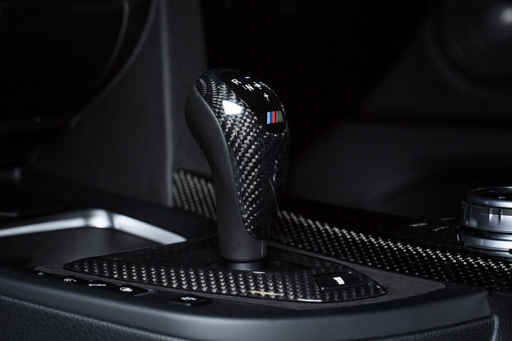 BMW M Performance F-Chassis Carbon Shift Knob Cover - DCT Only